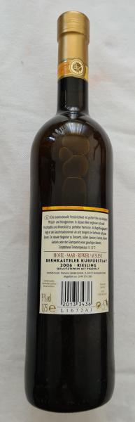 Riesling Auslese - Bernkasteler Kurfürstlay